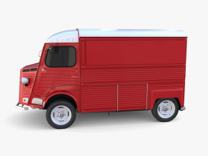 Citroen HY Red 3D 모델