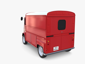Citroen HY Red 3D 모델