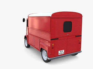 Citroen HY Red 3D Model