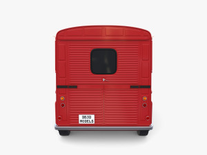 Citroen HY Red 3D 모델