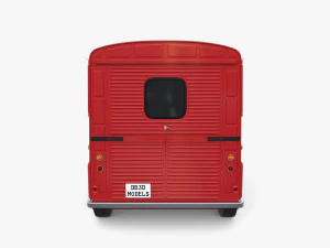 Citroen HY Red 3D Model