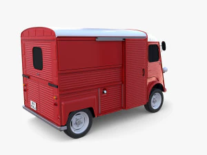 Citroen HY Red 3D Model