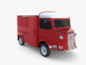 Citroen HY Red 3D Model