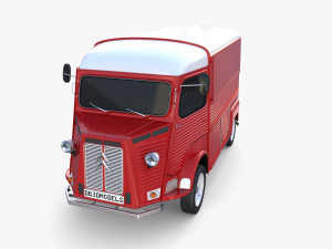 Citroen HY Red 3D 모델