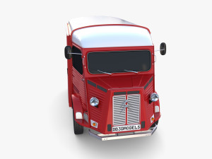 Citroen HY Red 3D 모델
