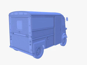Citroen HY Red 3D Model