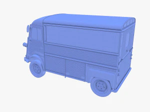 Citroen HY Red 3D Model