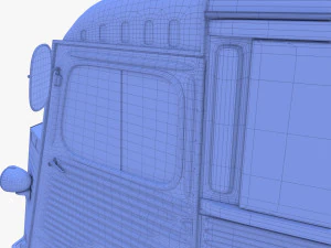 Citroen HY Red 3D Model