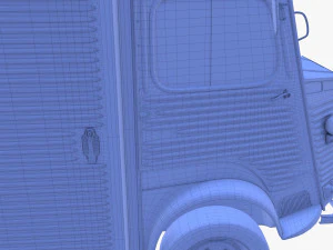 Citroen HY Red 3D Model