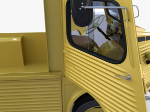 Generic 40s Van Pick Up with interior v3 Modelo 3D