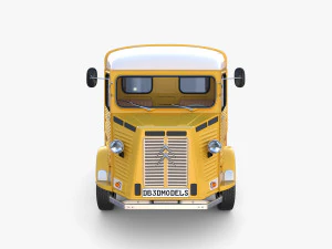 Citroen HY Pick Up with interior v1 3D Model