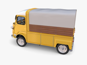 Citroen HY Pick Up with interior v1 Modelo 3D