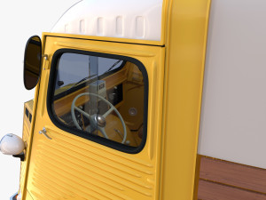 Citroen HY Pick Up with interior v1 Modelo 3D