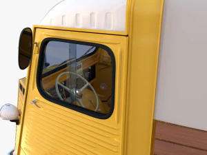 Citroen HY Pick Up with interior v1 3D Model