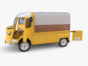 Citroen HY Pick Up with interior v1 Modelo 3D