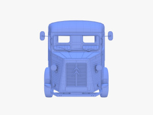 Citroen HY Pick Up with interior v1 Modelo 3D