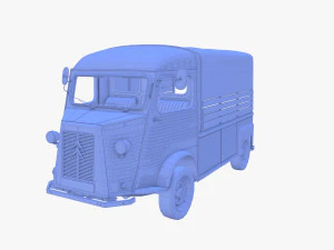 Citroen HY Pick Up with interior v1 3D Model