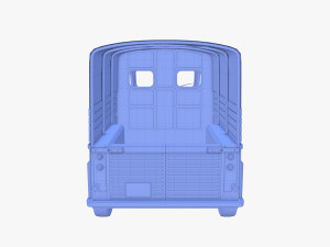 Citroen HY Pick Up with interior v1 Modelo 3D