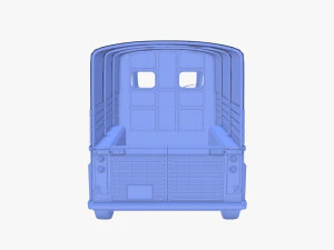 Citroen HY Pick Up with interior v1 3D Model