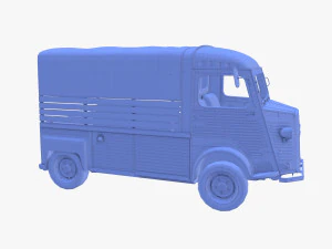 Citroen HY Pick Up with interior v1 3D Model