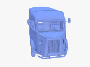 Citroen HY Pick Up with interior v1 3D Model