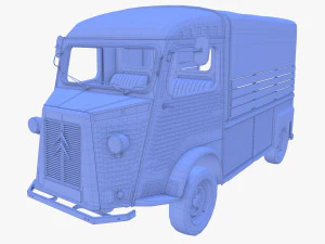 Citroen HY Pick Up with interior v1 3D Model