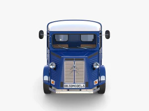 Citroen HY Pick Up with interior v2 3D Model