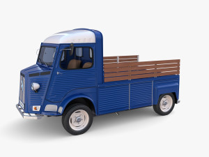 Citroen HY Pick Up with interior v2 3D-Modell