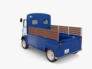 Citroen HY Pick Up with interior v2 3D-Modell