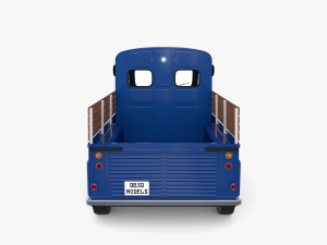 Citroen HY Pick Up with interior v2 3D-Modell