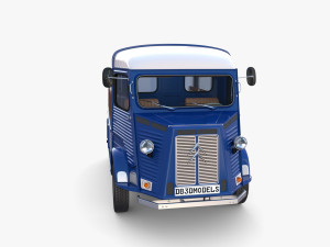 Citroen HY Pick Up with interior v2 3D-Modell