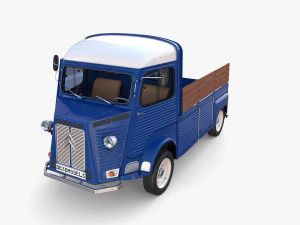 Citroen HY Pick Up with interior v2 3D Model