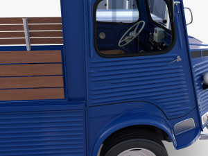 Citroen HY Pick Up with interior v2 3D-Modell