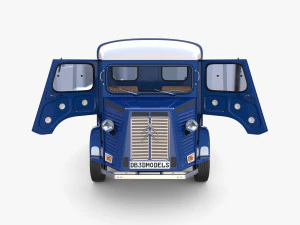 Citroen HY Pick Up with interior v2 3D Model