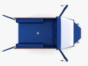 Citroen HY Pick Up with interior v2 3D Model