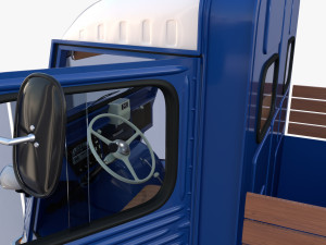 Citroen HY Pick Up with interior v2 3D-Modell