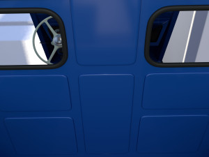 Citroen HY Pick Up with interior v2 3D-Modell
