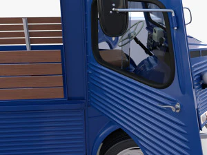 Citroen HY Pick Up with interior v2 3D Model