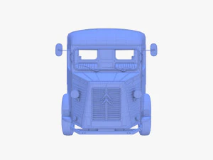 Citroen HY Pick Up with interior v2 3D Model