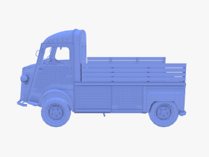 Citroen HY Pick Up with interior v2 3D-Modell