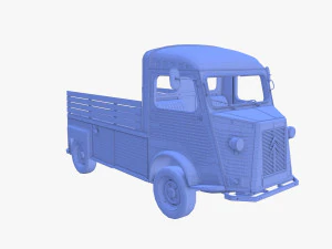 Citroen HY Pick Up with interior v2 3D Model
