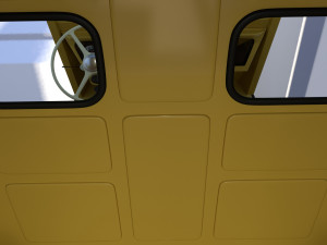 Generic 40s Van Pick Up with interior v1 3D Model