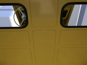 Generic 40s Van Pick Up with interior v1 3D Model