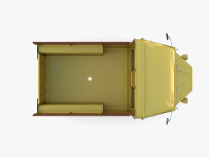 Generic 40s Van Pick Up with interior v2 3D-Modell