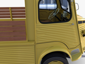 Generic 40s Van Pick Up with interior v2 3D-Modell