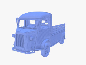 Generic 40s Van Pick Up with interior v2 3D-Modell