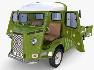 Citroen HY Pick Up with interior v3 Modèle 3D
