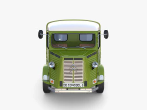 Citroen HY Pick Up with interior v3 3D Model