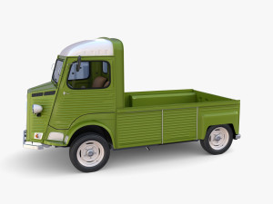 Citroen HY Pick Up with interior v3 Modelo 3D