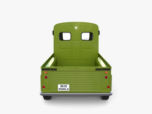 Citroen HY Pick Up with interior v3 Modelo 3D